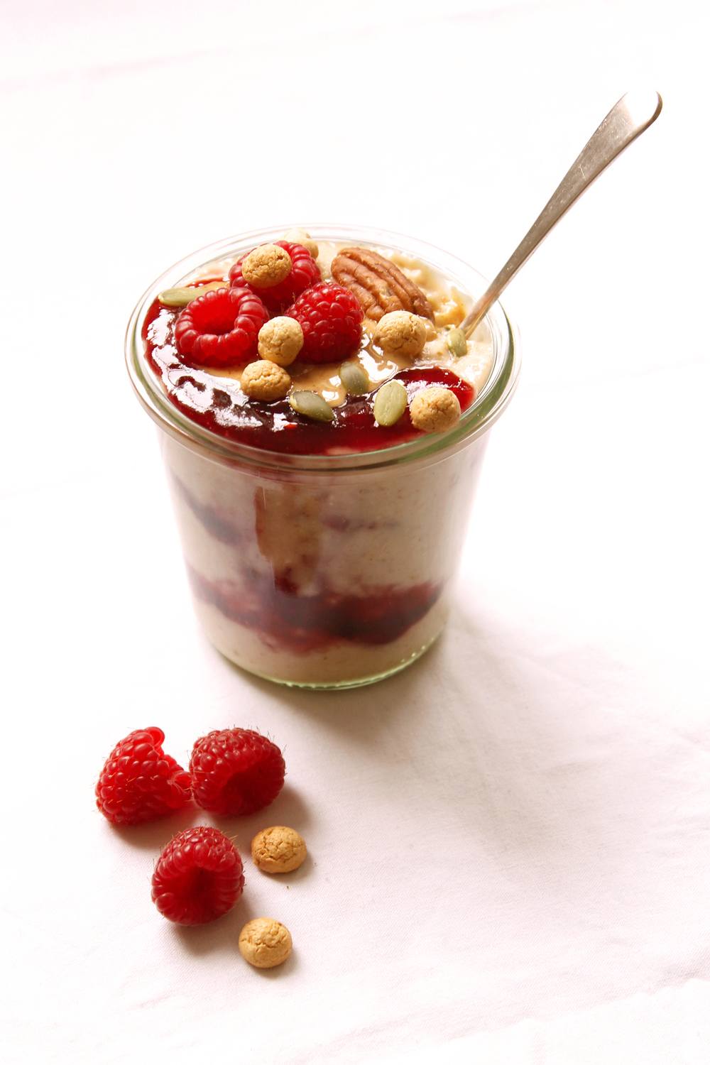 PB & J Porridge (VE, GF) Recipe | HeyFood — heyfoodapp.com