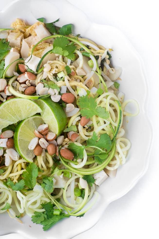 Spicy Zoodle Pad Thai Salad Recipe | HeyFood — heyfoodapp.com