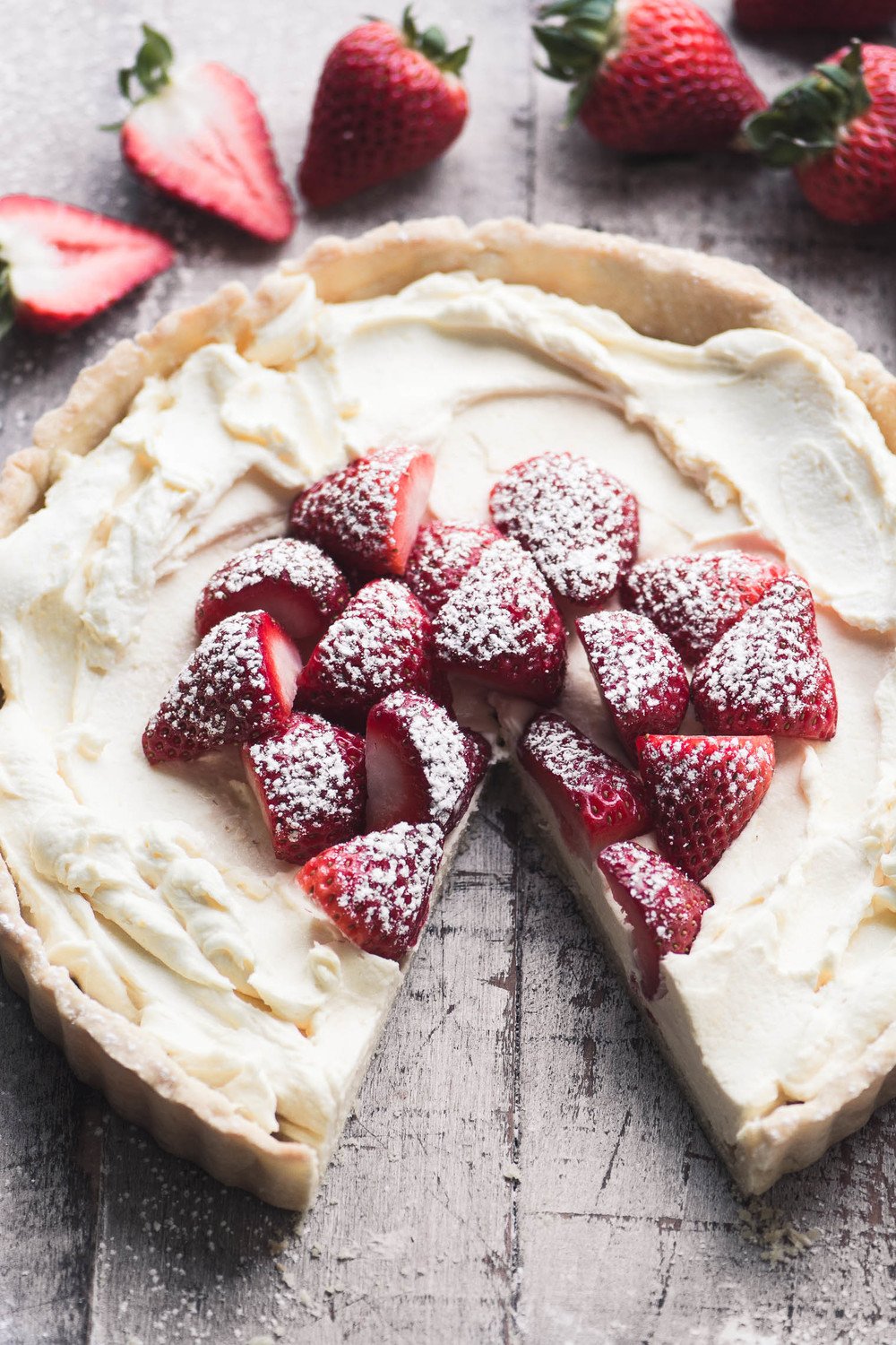 Strawberries and Cream Tart Recipe | HeyFood — heyfoodapp.com