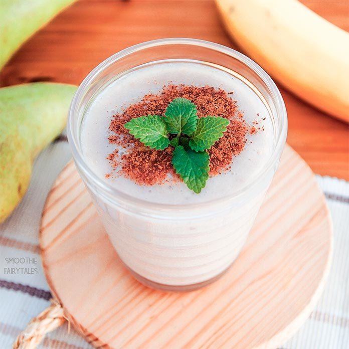 Simple Banana and Pear Smoothie Recipe Recipe | HeyFood — heyfoodapp.com