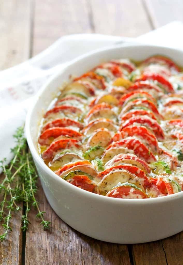 Late Summer Vegetable Tian Recipe | HeyFood — heyfoodapp.com