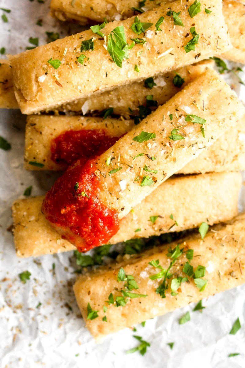 Gluten Free Italian Herb Breadsticks Recipe | HeyFood — heyfoodapp.com