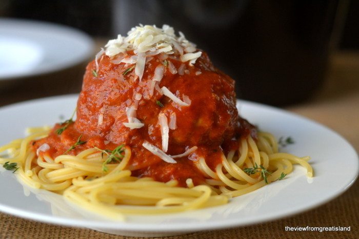 Spaghetti and Meatball Recipe | HeyFood — heyfoodapp.com