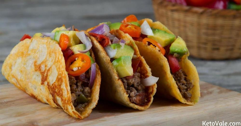 Low Carb Tacos With Cheese Shells Recipe | HeyFood — heyfoodapp.com