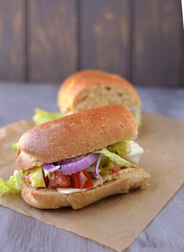 Vegetarian Hoagie Sandwich Recipe | HeyFood — heyfoodapp.com