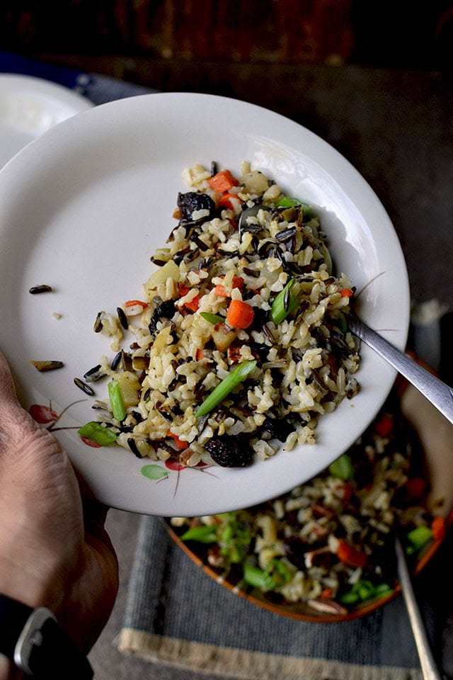 Wild Rice Salad with dried Cranberries and Pecans Recipe | HeyFood — heyfoodapp.com