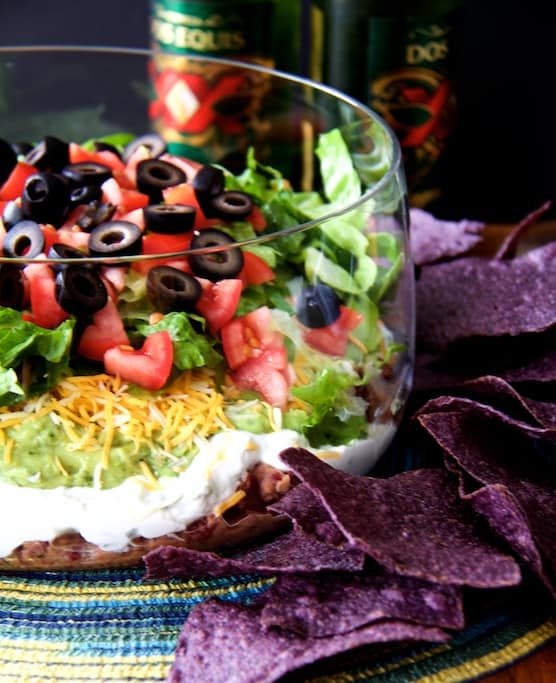 Lighter Fresher Seven-Layer Dip Recipe | HeyFood — heyfoodapp.com