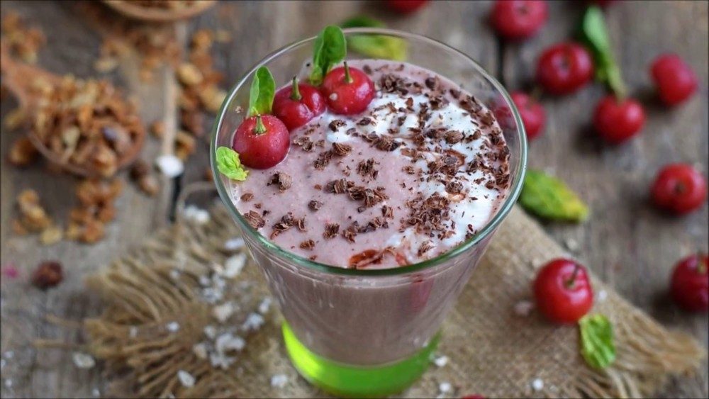 Cherry Chocolate Smoothie Recipe | HeyFood — heyfoodapp.com