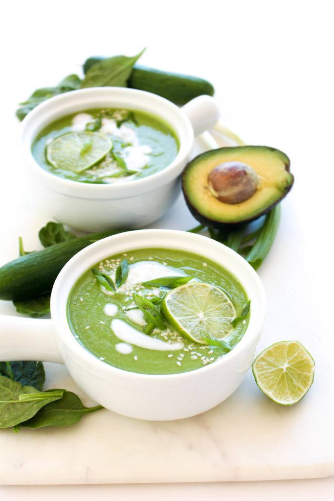 Chilled Avocado Cucumber Soup Recipe | HeyFood — heyfoodapp.com