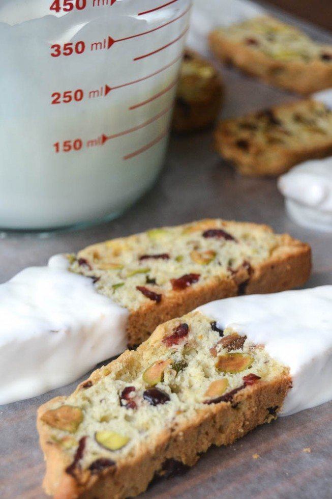 Cranberry Pistachio Biscotti Recipe | HeyFood — heyfoodapp.com