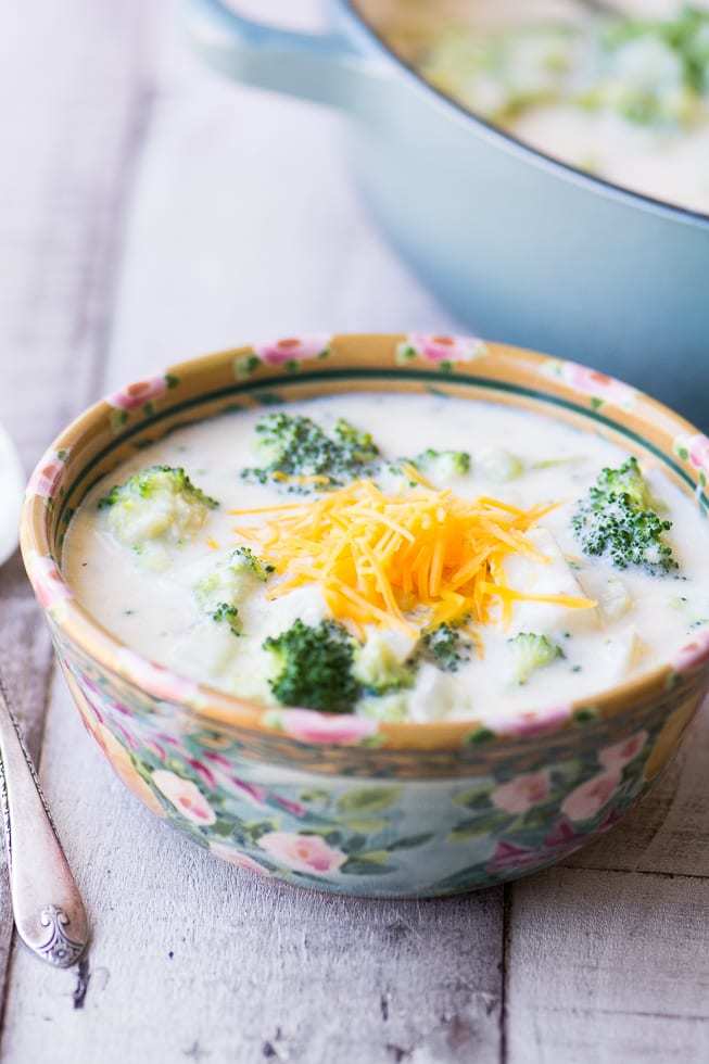 Broccoli Cheddar Cheese Chowder Recipe | HeyFood — heyfoodapp.com