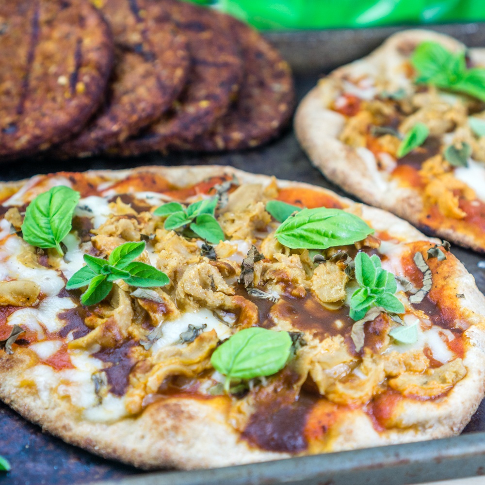 Grilled Naan Pizza Recipe | HeyFood — heyfoodapp.com