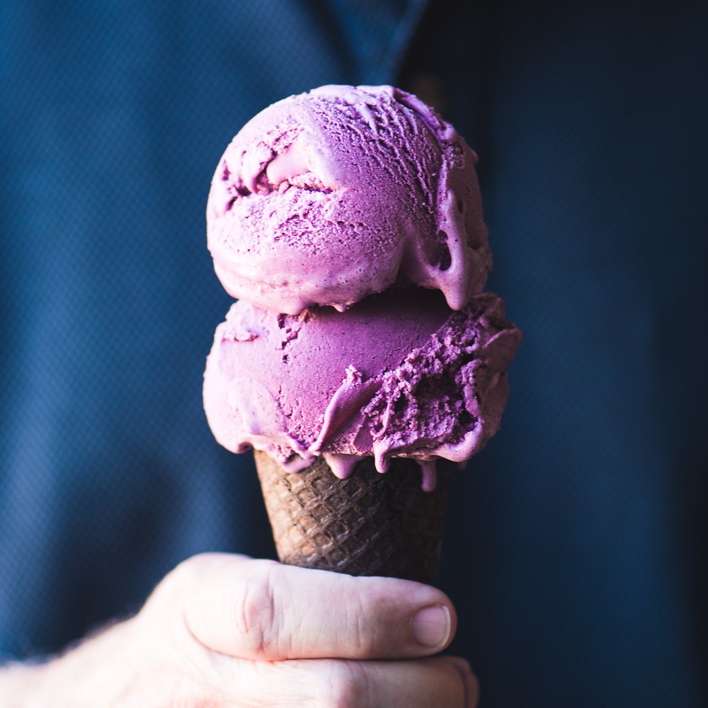 Wild Blueberry Ice Cream Recipe | HeyFood — heyfoodapp.com