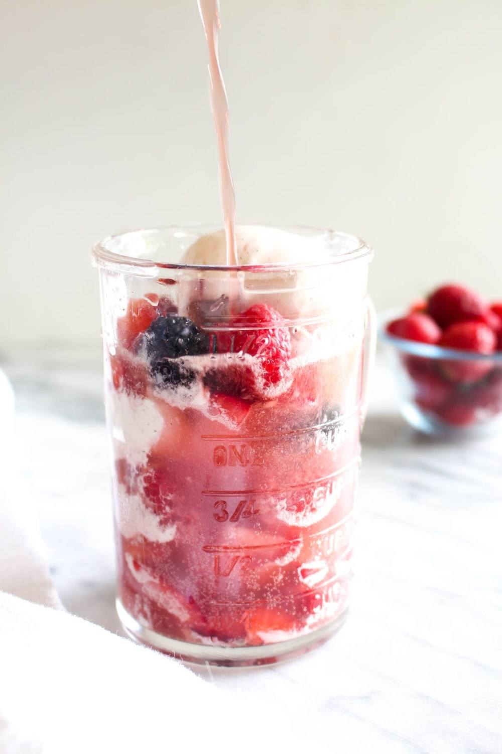 Kombucha Float with Summer Berries Recipe | HeyFood — heyfoodapp.com