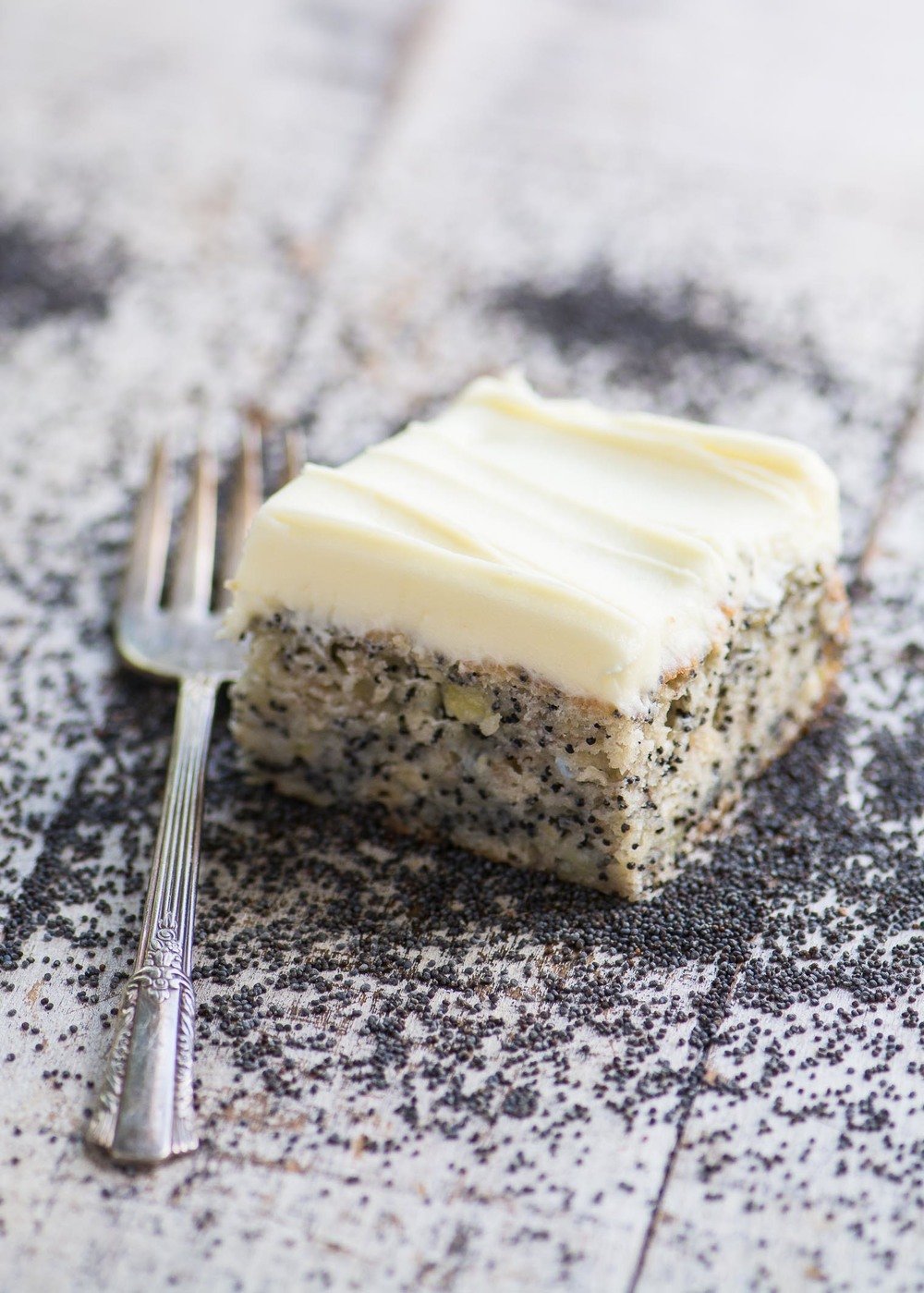 Banana Poppy Seed Cake with Lemon Buttercream Recipe | HeyFood — heyfoodapp.com