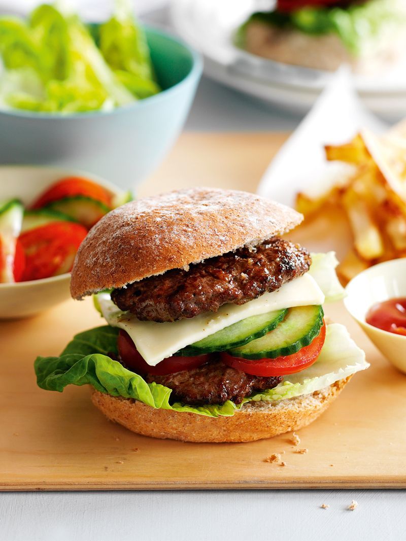 Burger And Chips Recipe | HeyFood — heyfoodapp.com