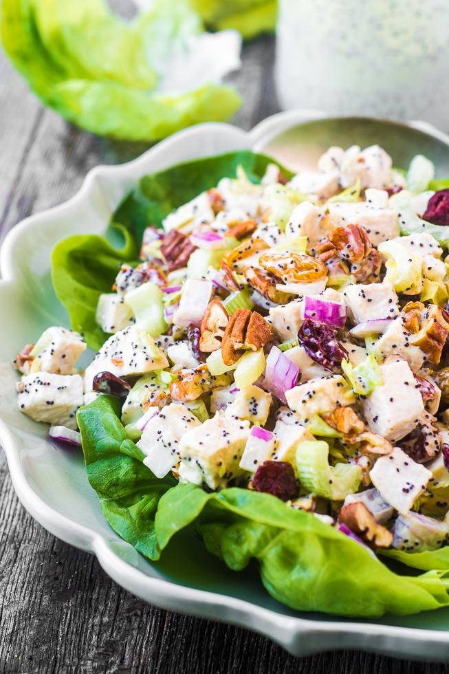 Chicken Salad with Poppy Seed Mayonnaise Recipe | HeyFood — heyfoodapp.com