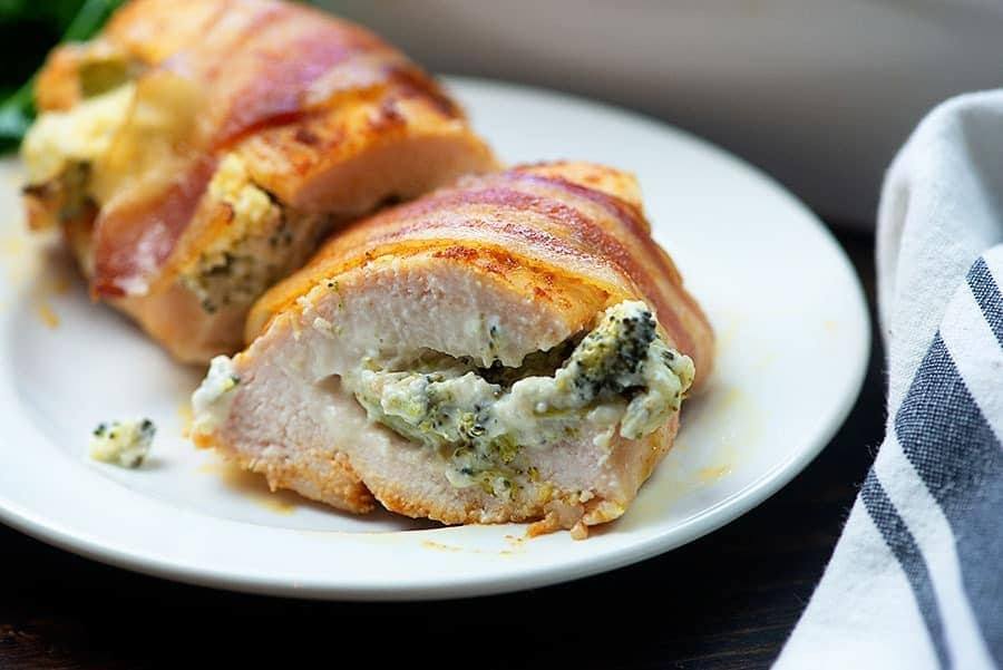 Broccoli and Cheese Stuffed Chicken Recipe | HeyFood — heyfoodapp.com