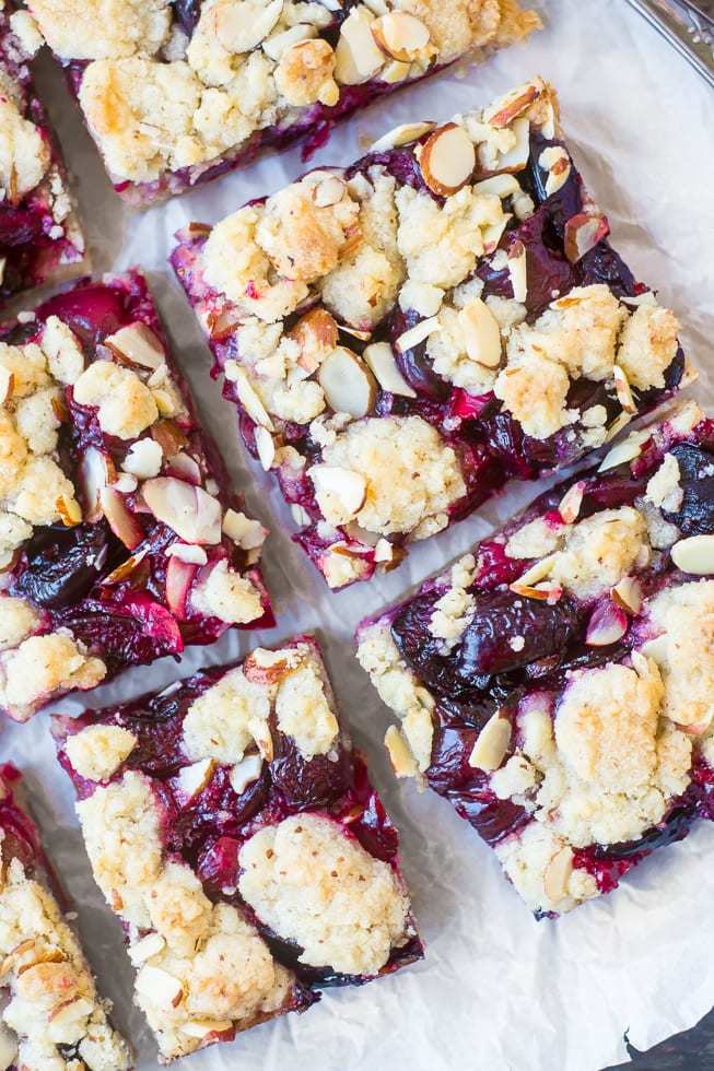 Sweet Cherry Almond Bars Recipe | HeyFood — heyfoodapp.com