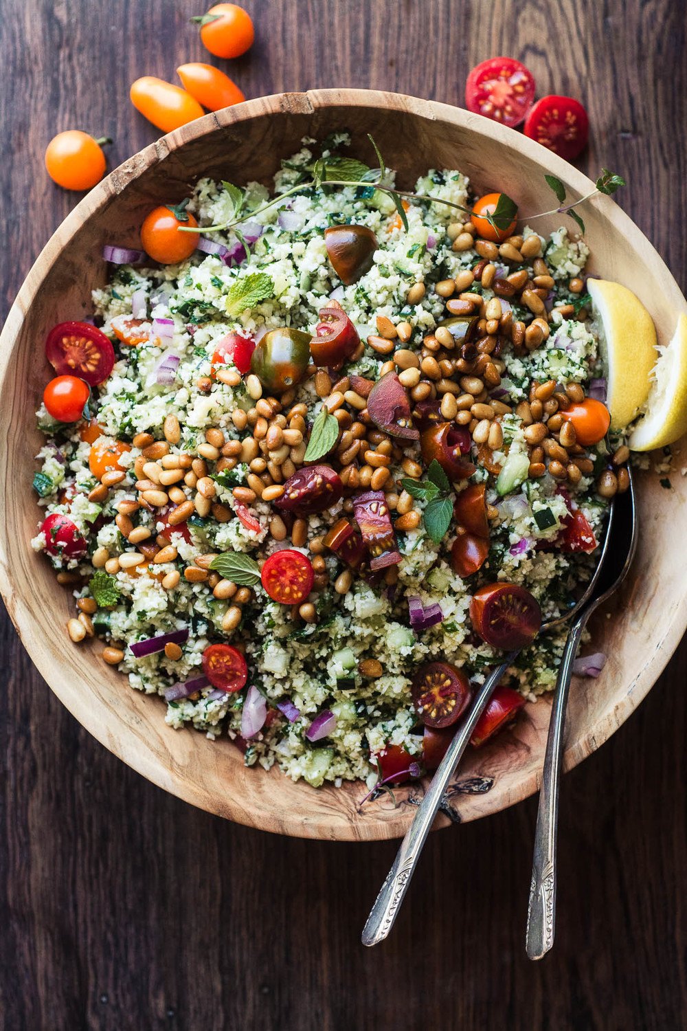 Cauliflower Rice Tabbouleh Recipe | HeyFood — heyfoodapp.com