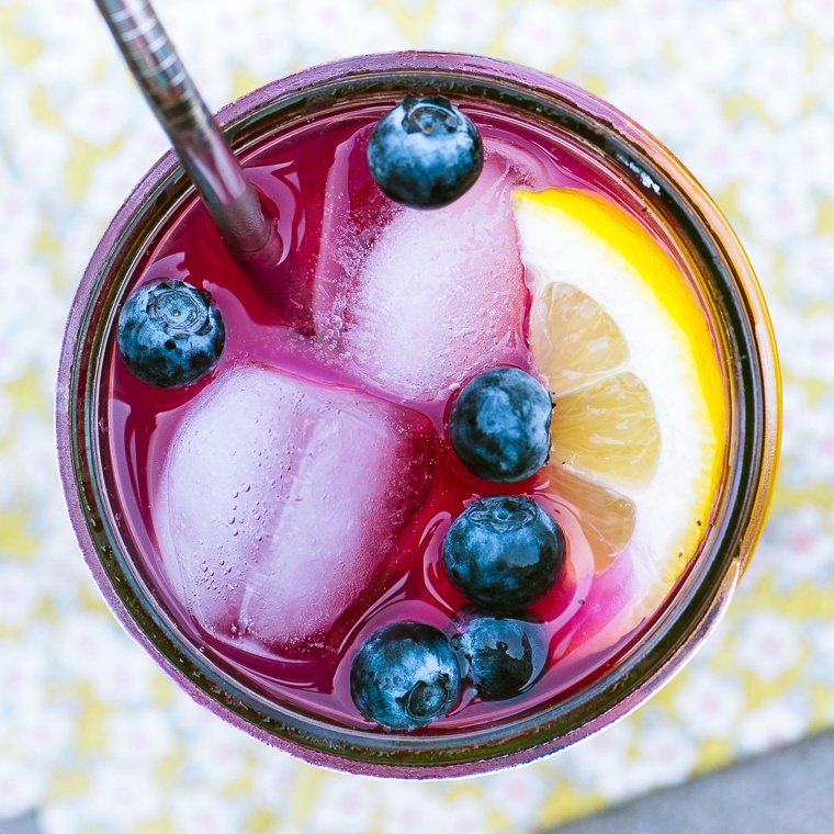 Blueberry Lemonade Recipe (Easy Drinks) HeyFood — Meal Planning App