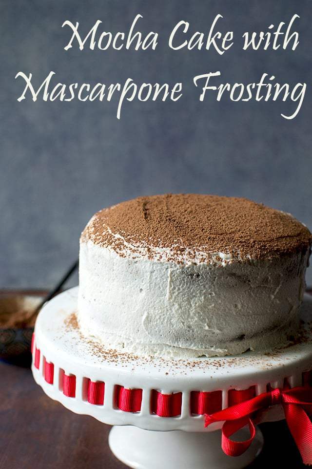 Mocha Cake with Mascarpone Frosting Recipe | HeyFood — heyfoodapp.com