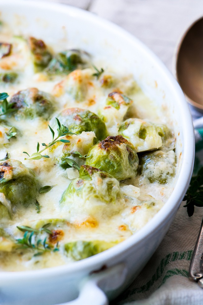 Creamed Brussels Sprouts Recipe | HeyFood — heyfoodapp.com