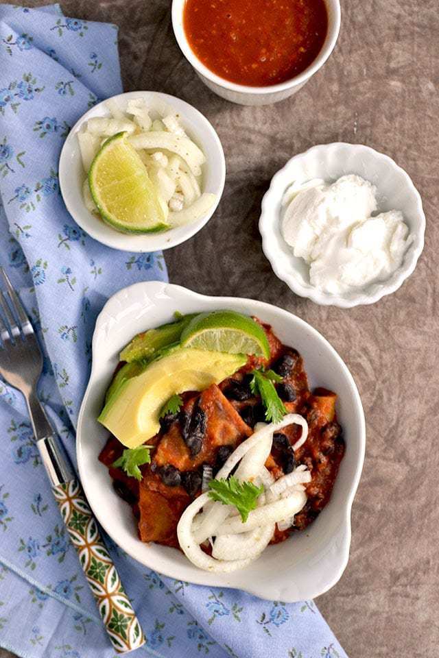 Mexican Vegetarian Chilaquiles Recipe | HeyFood — heyfoodapp.com