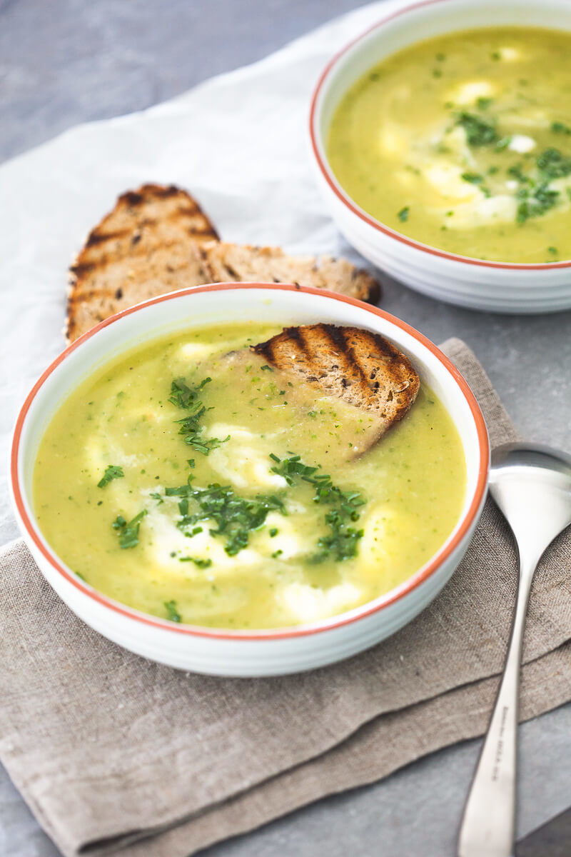 Smooth Zucchini Soup Recipe | HeyFood — heyfoodapp.com