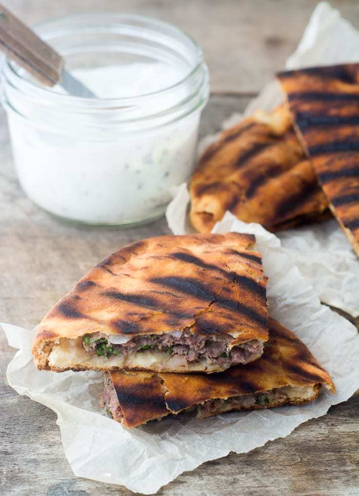 Spiced Lamb Pita Burgers Recipe | HeyFood — heyfoodapp.com