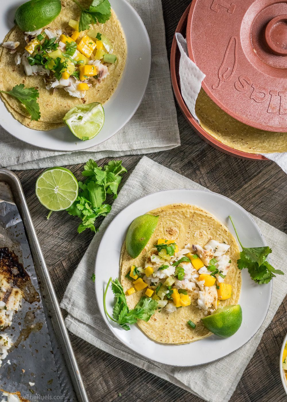 Cilantro Lime Fish Tacos Recipe | HeyFood — heyfoodapp.com