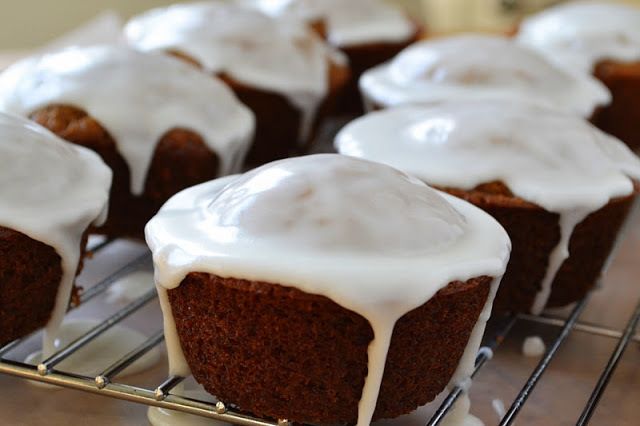 Gingerbread Muffins with Lemon Glaze Recipe | HeyFood — heyfoodapp.com