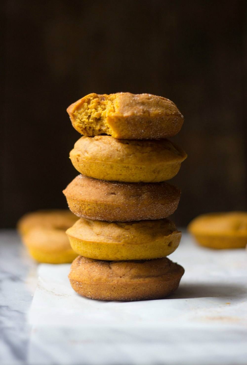 Cinnamon Sugar Pumpkin Donuts Recipe | HeyFood — heyfoodapp.com