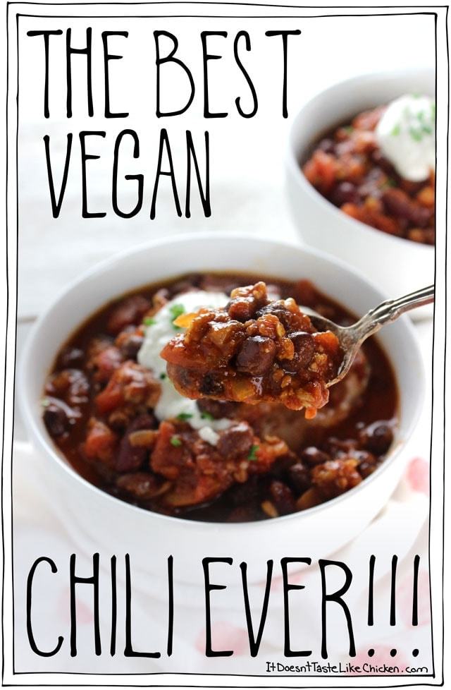 The Best Vegan Chili Ever!!! Recipe | HeyFood — heyfoodapp.com