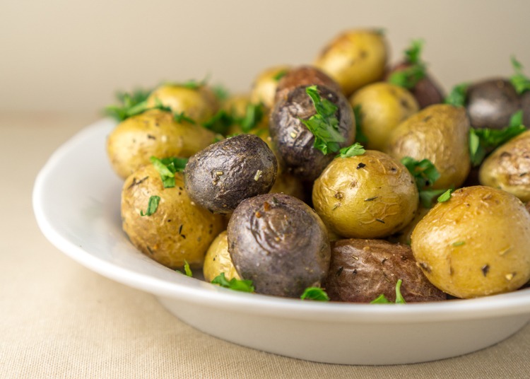 Roasted Young Potatoes with Herbs Recipe | HeyFood — heyfoodapp.com