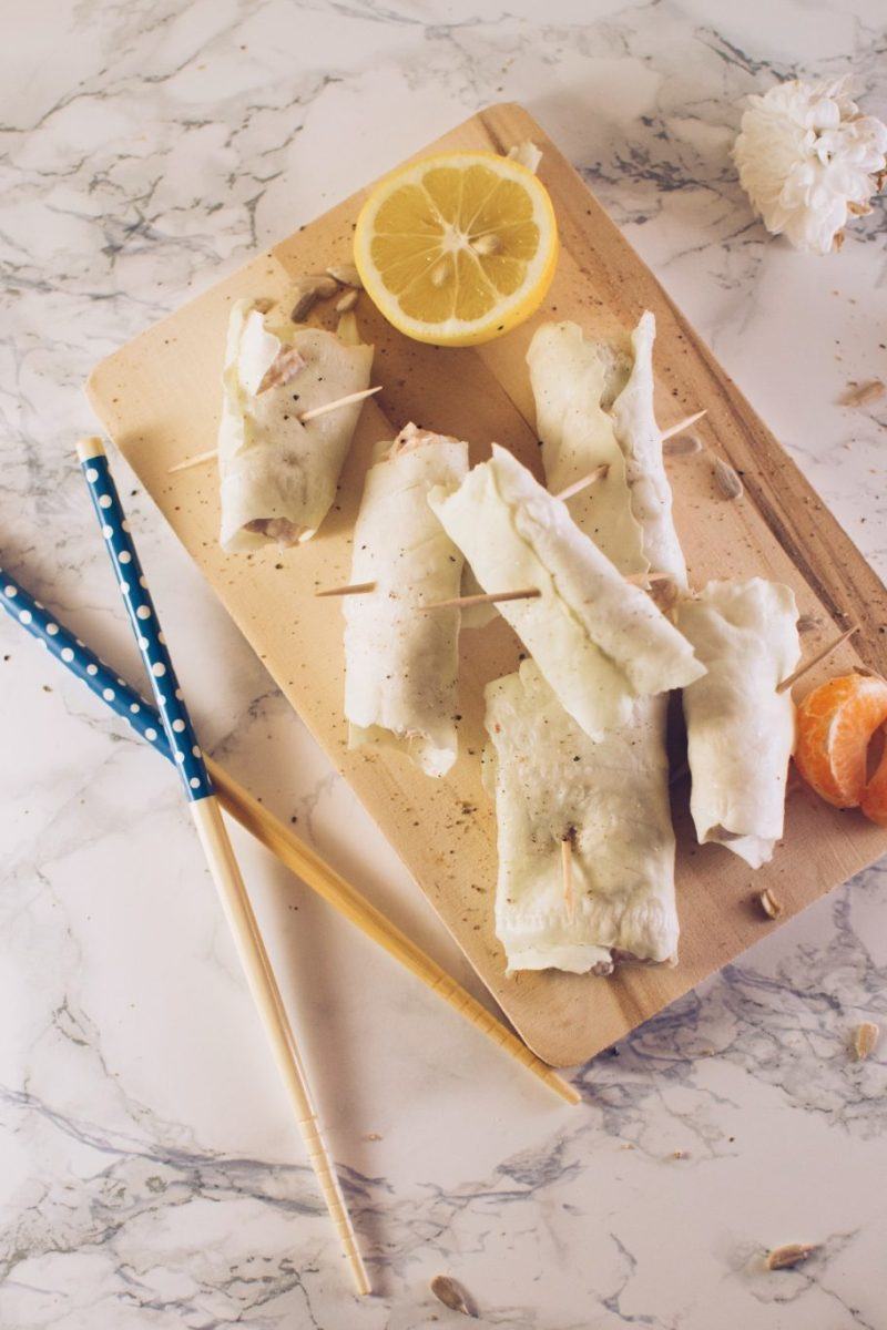 White cabbage, ricotta and tuna rolls Recipe | HeyFood — heyfoodapp.com