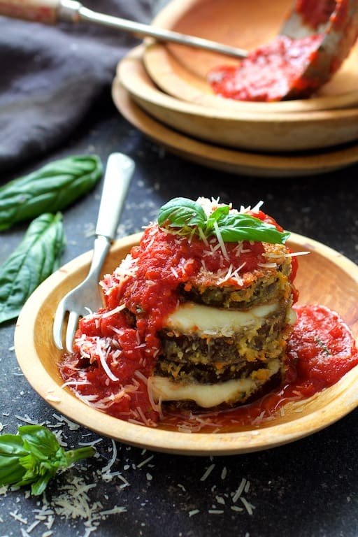 Eggplant Parmesan Stacks Recipe | HeyFood — heyfoodapp.com