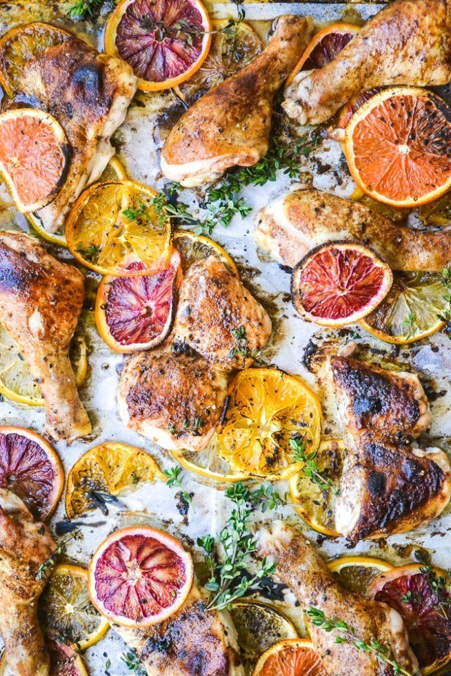 Roasted Chicken with Allspice and Citrus Recipe | HeyFood — heyfoodapp.com