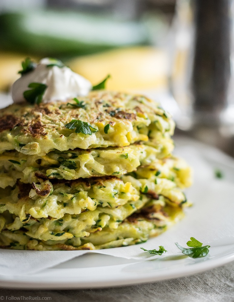 Zucchini Squash Fritters Recipe | HeyFood — heyfoodapp.com