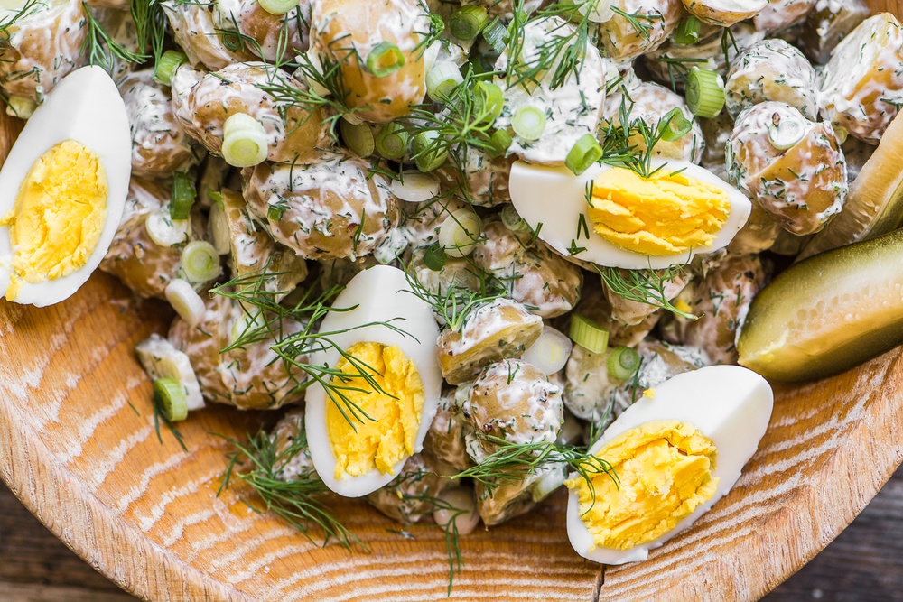 Dilly Pickle Potato Salad Recipe | HeyFood — heyfoodapp.com