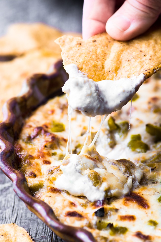 Cheesy Hatch Green Chile Dip Recipe | HeyFood — heyfoodapp.com