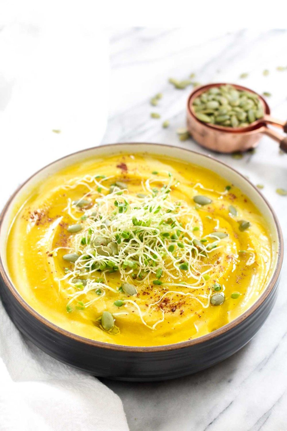 Golden Beet Cauliflower Soup Recipe | HeyFood — heyfoodapp.com