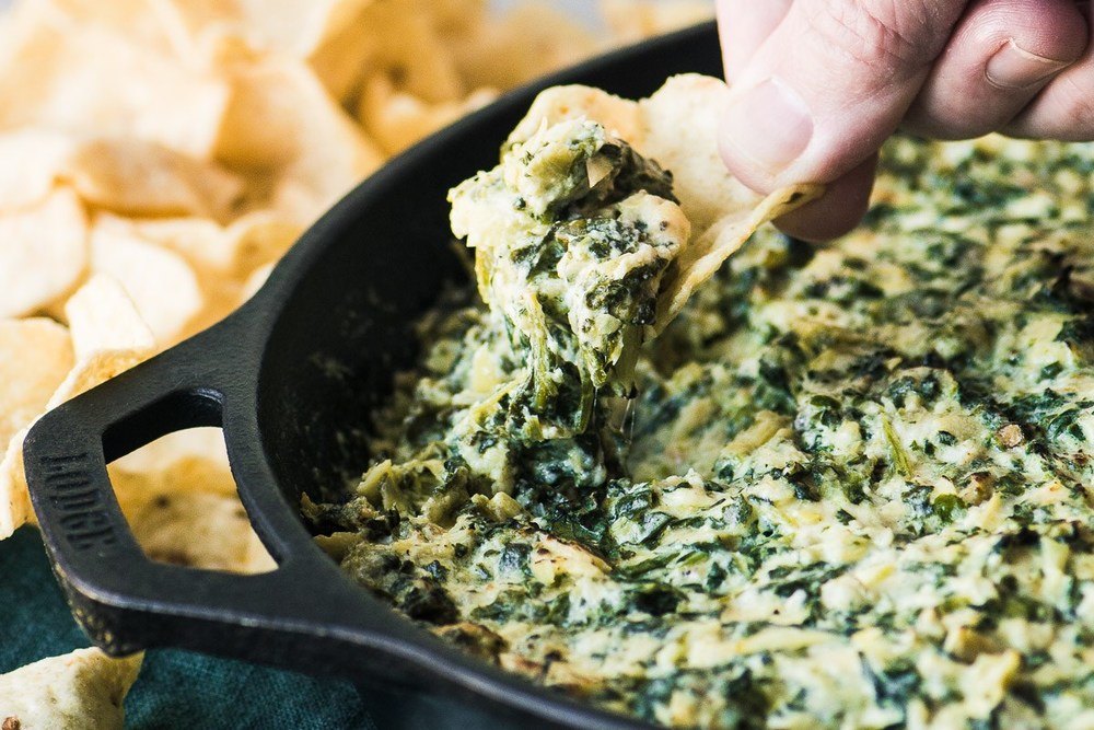 Smokey Spinach Artichoke Dip Recipe | HeyFood — heyfoodapp.com