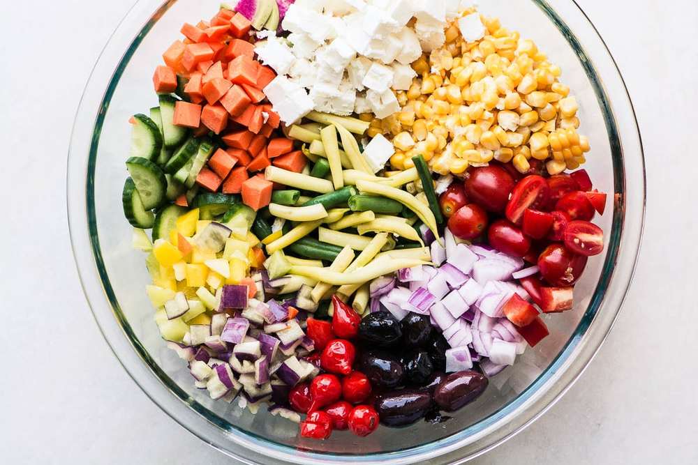 Farmers Market Vegetable Salad Recipe | HeyFood — heyfoodapp.com