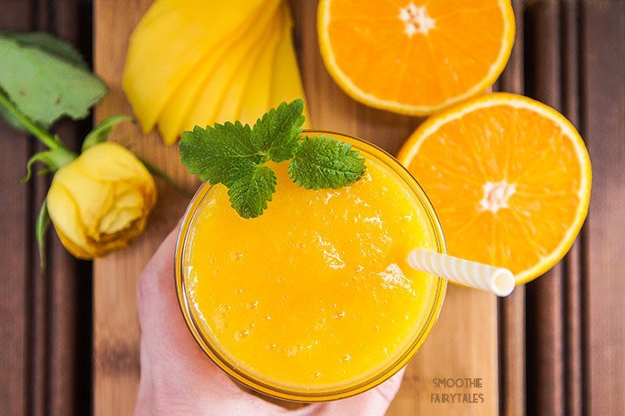 Tropical Mango Orange Smoothie Recipe | HeyFood — heyfoodapp.com