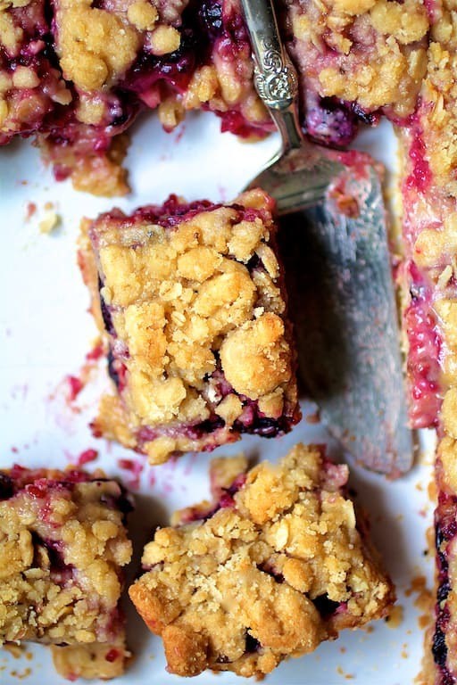 Blueberry Crumble Bars Recipe (Easy Dessert) | HeyFood — Meal Planning App