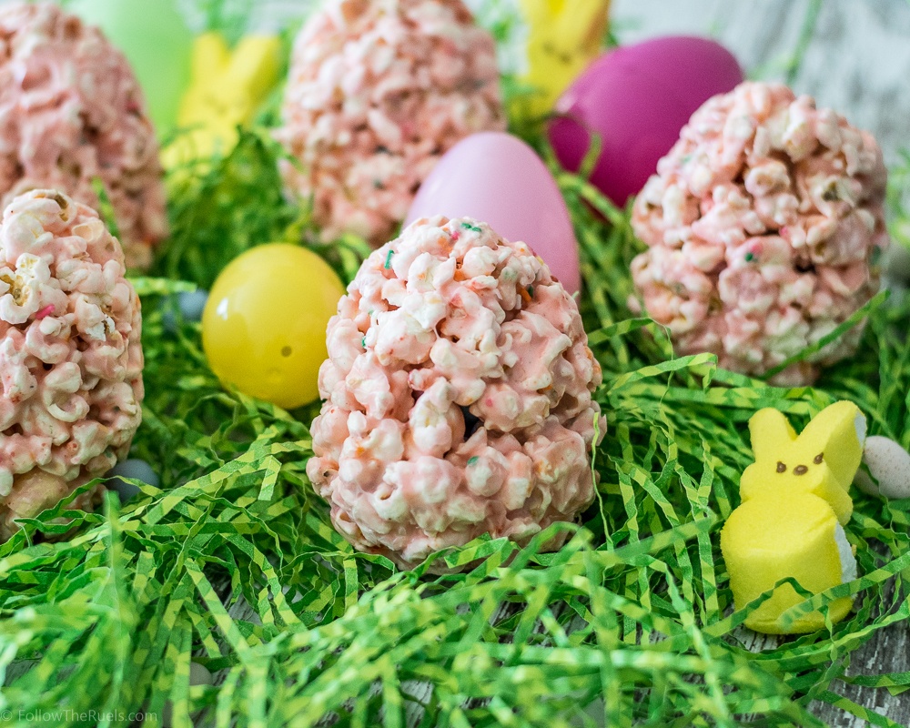 Easter Egg Popcorn Balls Recipe | HeyFood — heyfoodapp.com