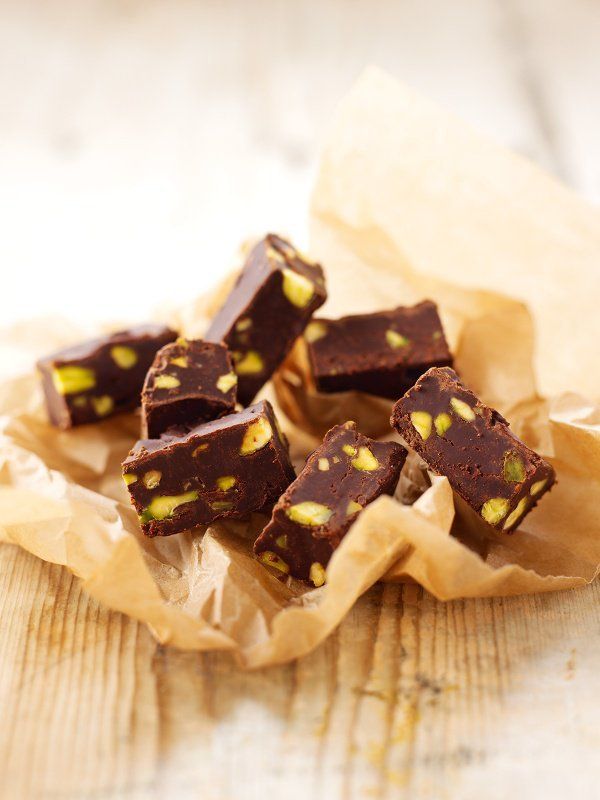 Chocolate Pistachio Fudge Recipe | HeyFood — heyfoodapp.com
