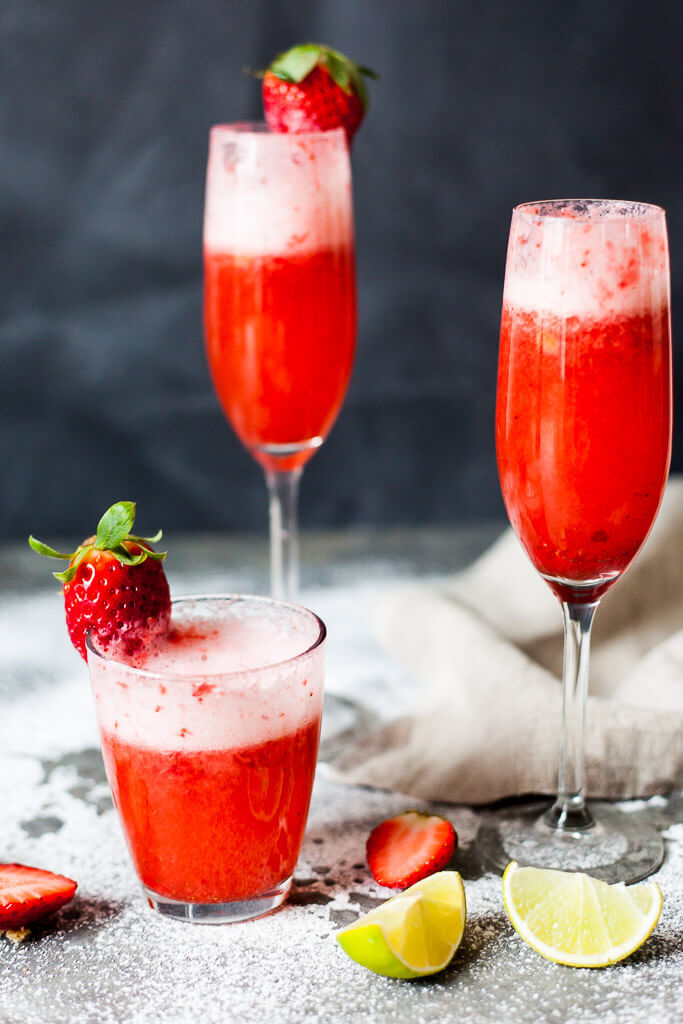 Valentine’s Strawberry Champagne Recipe | HeyFood — heyfoodapp.com