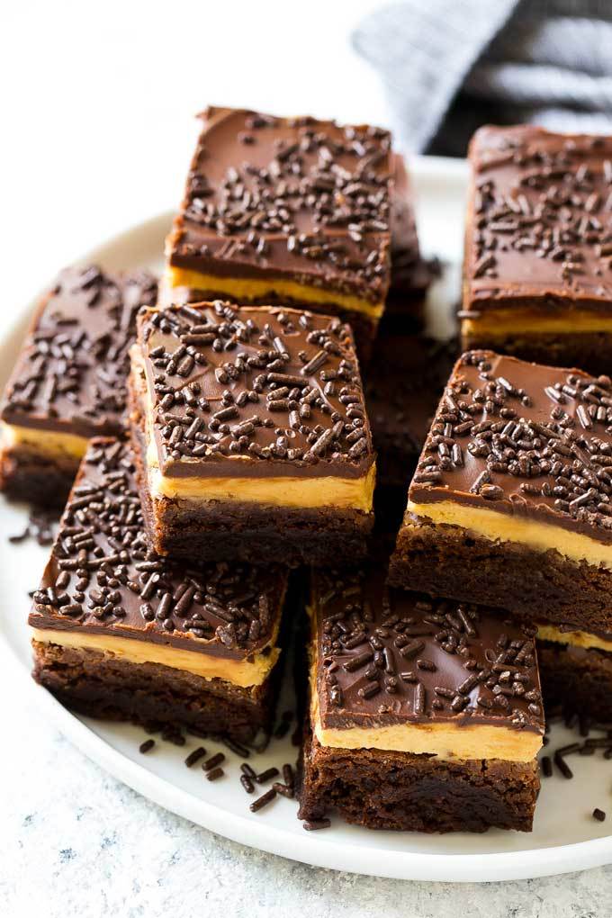 Peanut Butter Brownies Recipe | HeyFood — heyfoodapp.com